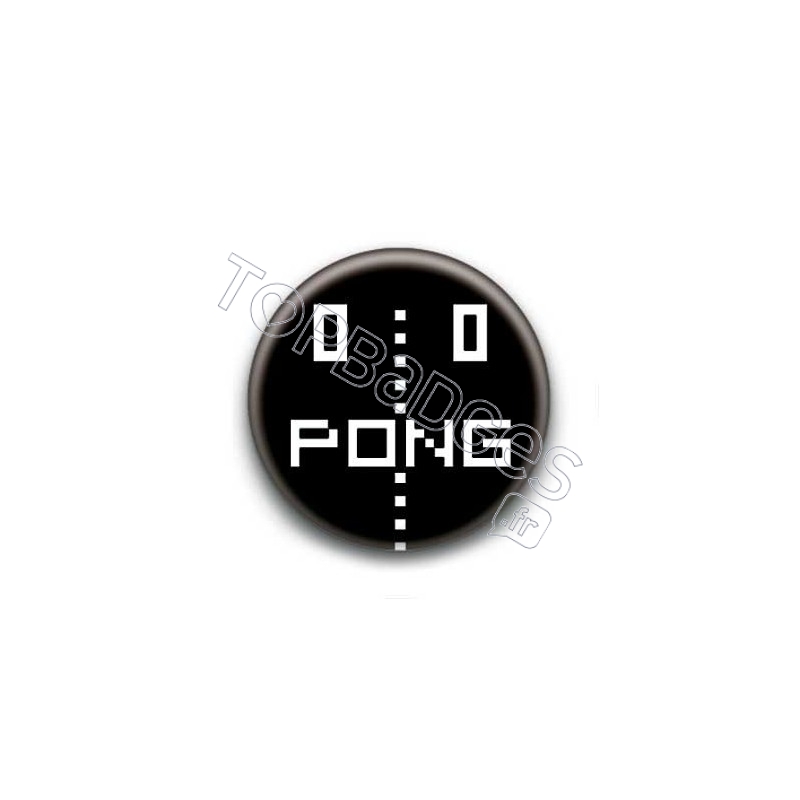 Badge Jeu Pong 