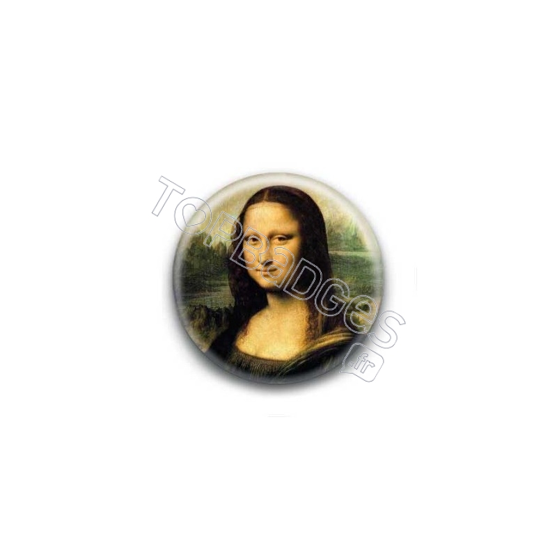 Badge : La Joconde, Léonard De Vinci