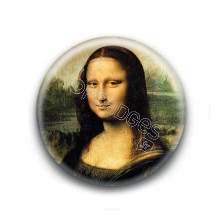 Badge : La Joconde, Léonard De Vinci