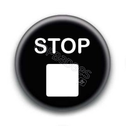 Badge icône stop