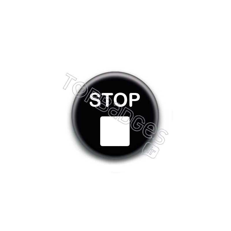 Badge icône stop