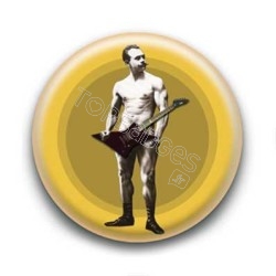 Badge : Guitare, culturiste Edmond Desbonnet