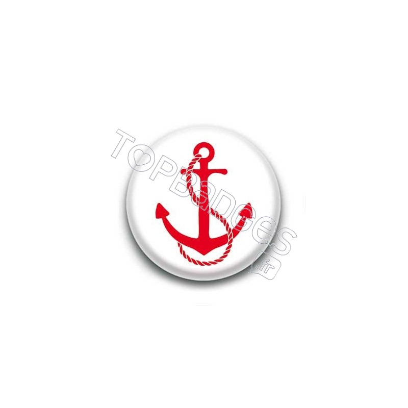 Badge Ancre Rouge