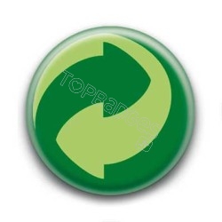 Badge point vert