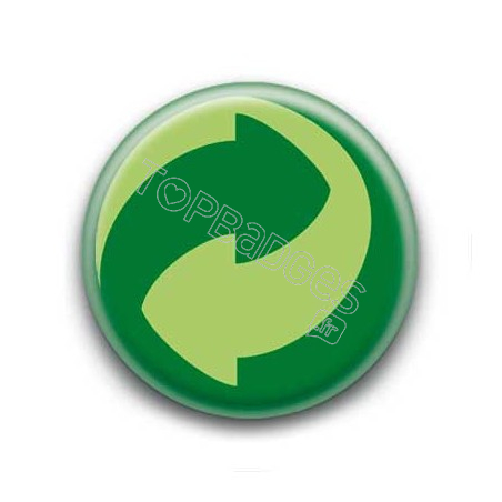 Badge point vert