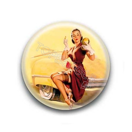 Badge : Pin'up maquillage