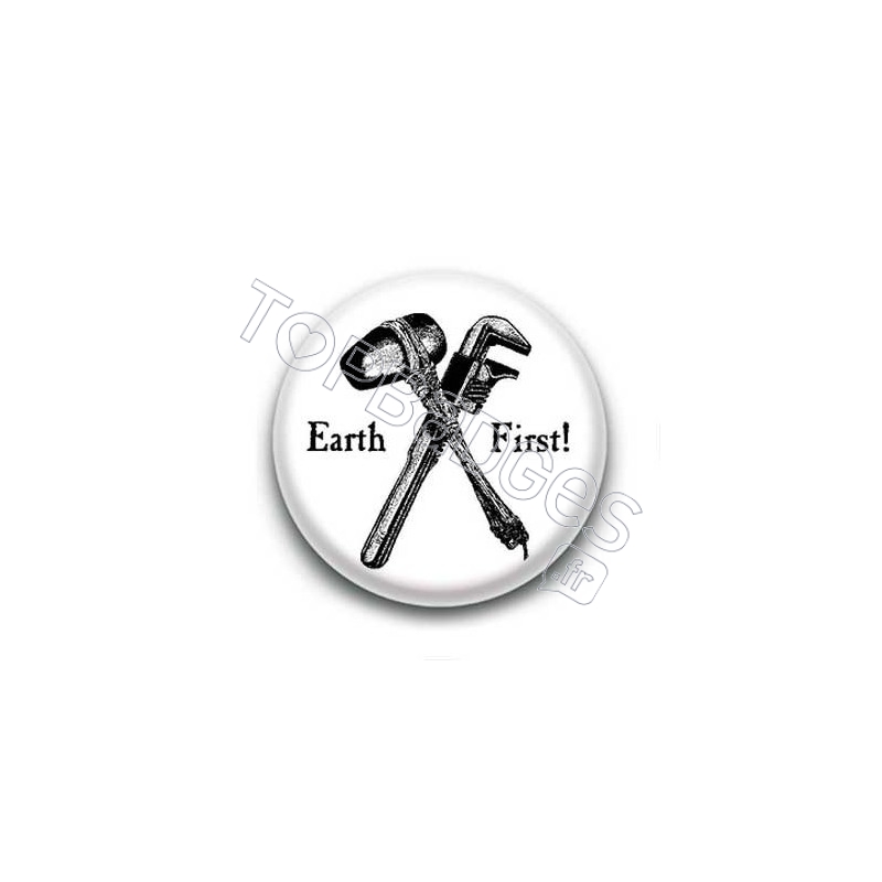 Badge earth first