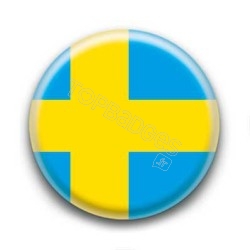 Badge Drapeau Suède
