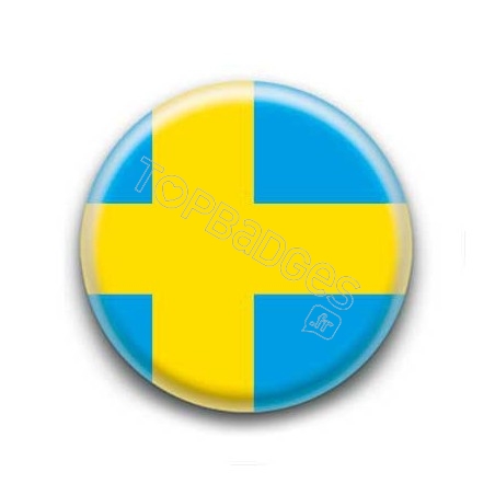 Badge Drapeau Suède