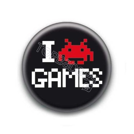 Badge I Love Games