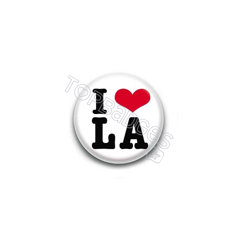 Badge I love L.A