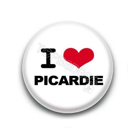 Badge I love Picardie
