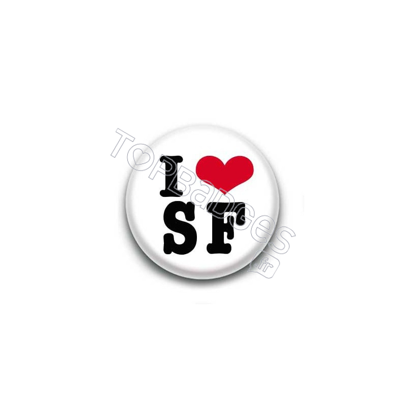 Badge I love SF