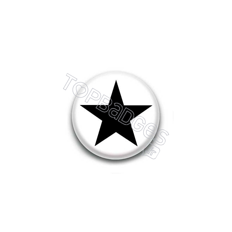 Badge etoile noire