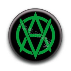 Badge logo A V vert