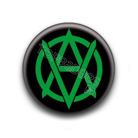 Badge logo A V vert