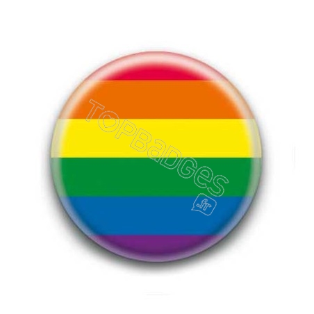 Badge : Drapeau LGBTQIA+ bis