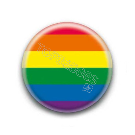 Badge : Drapeau LGBTQIA+ bis