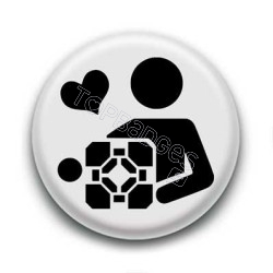 Badge Portal Companion Cube