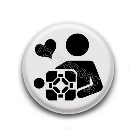 Badge Portal Companion Cube