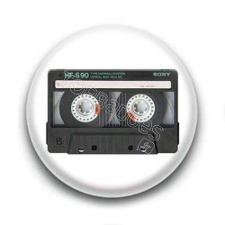 Badge cassette audio sony