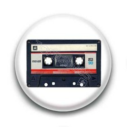 Badge cassette audio 