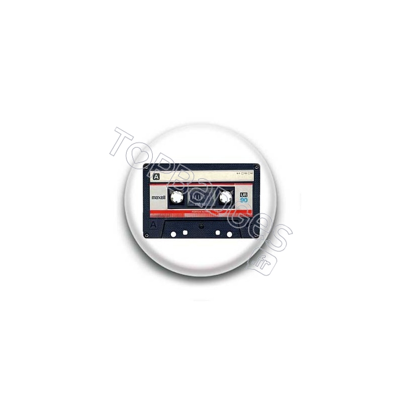 Badge cassette audio 