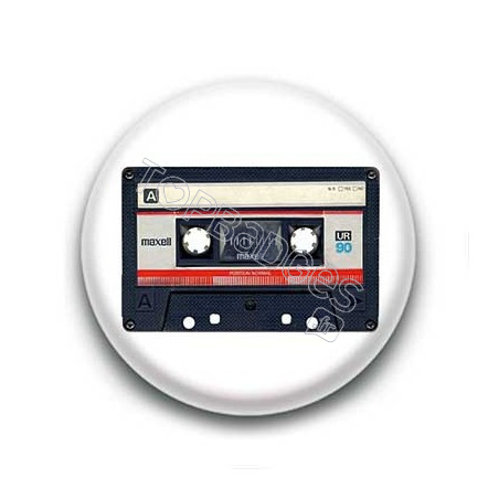 Badge cassette audio 