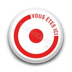 Badge : Vous êtes ici