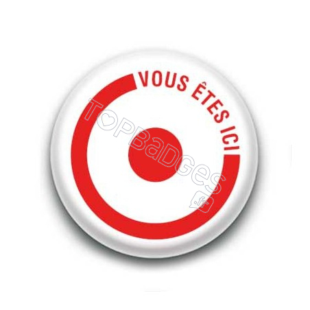 Badge : Vous êtes ici