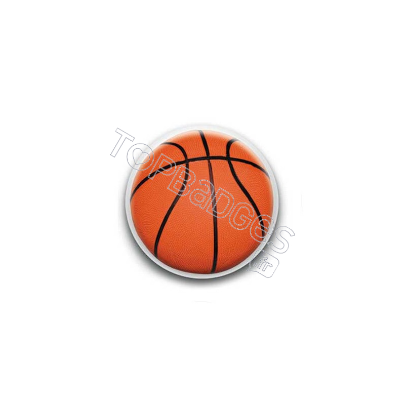 Badge ballon basket