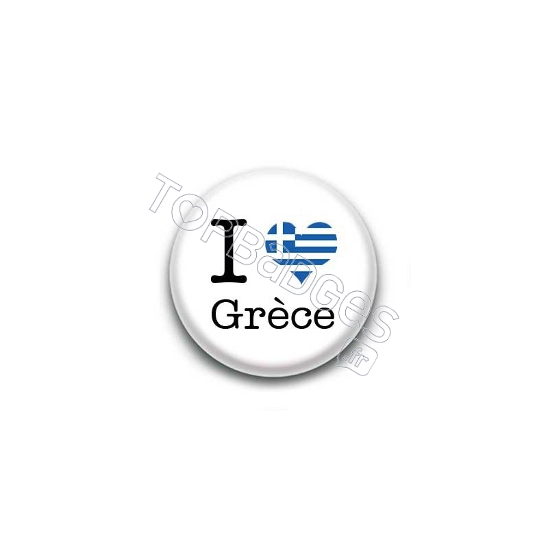 Badge I Love Grèce
