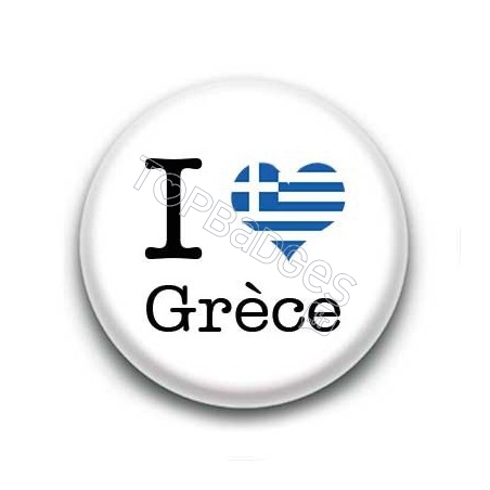 Badge I Love Grèce