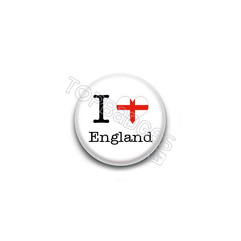 Badge I Love England