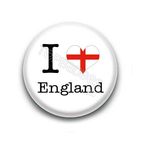 Badge I Love England