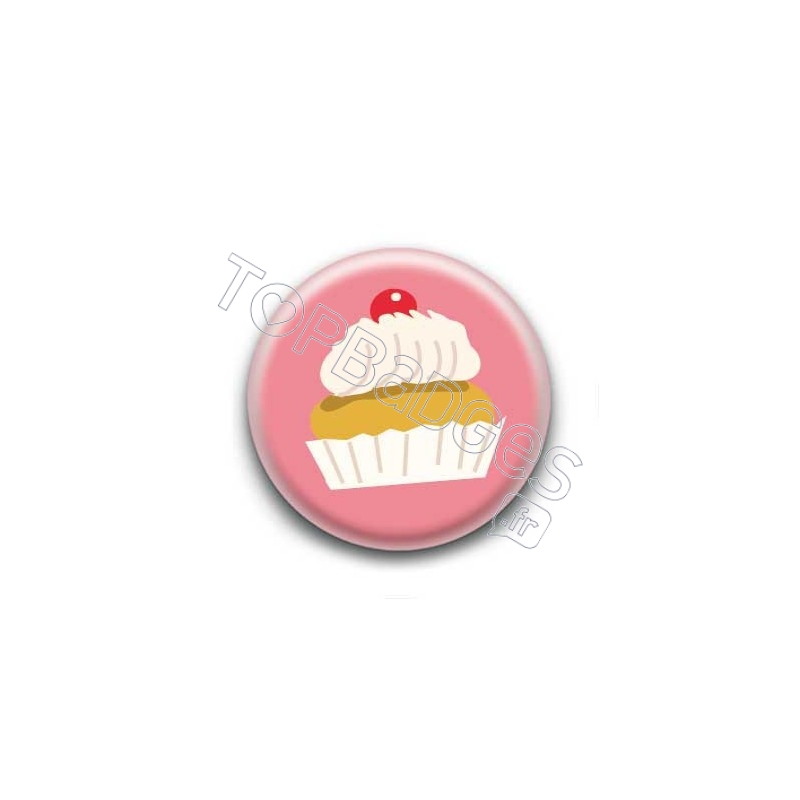 Badge cupcake
