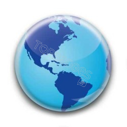 Badge Globe 1