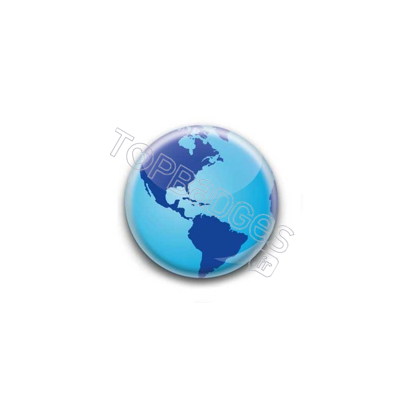 Badge Globe 1