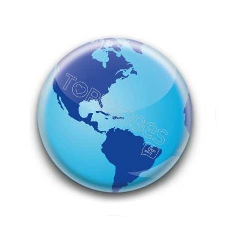 Badge Globe 1