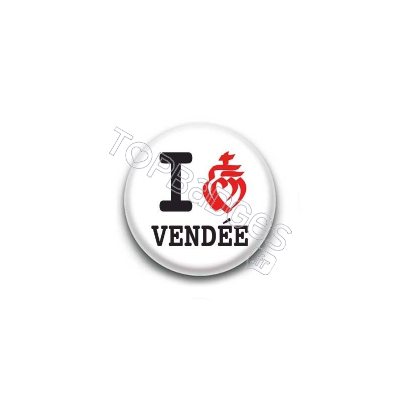 Badge I love Vendée