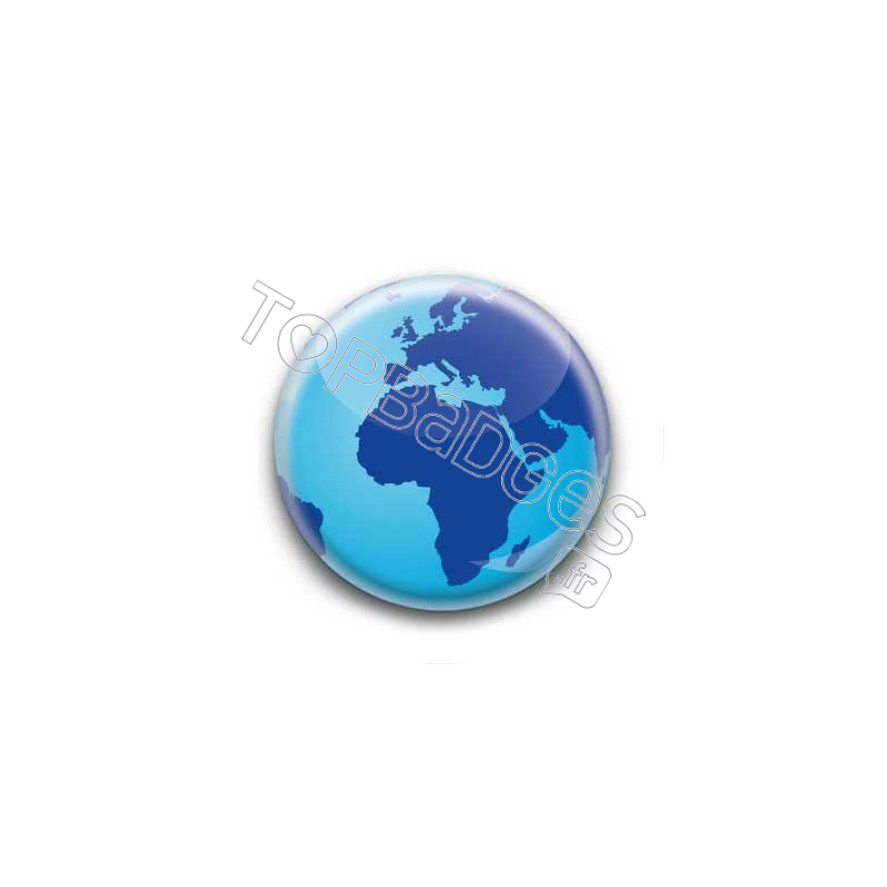 Badge Globe 3