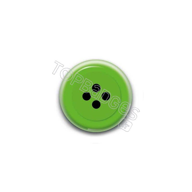 Badge bouton vert