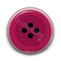 Badge bouton fushia