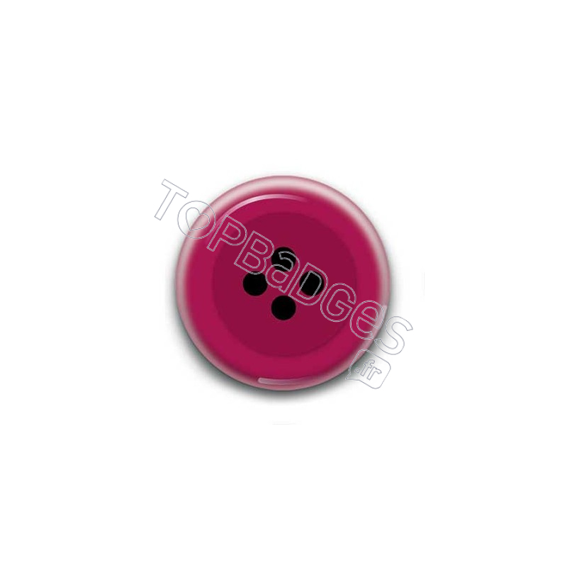 Badge bouton fushia