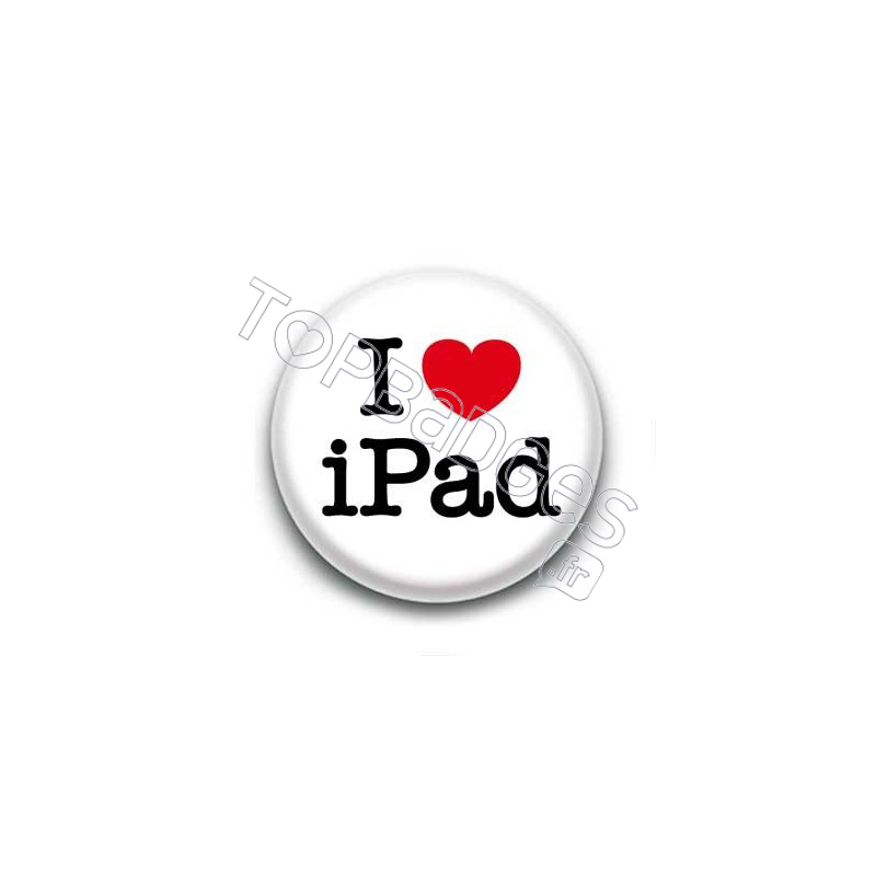 Badge I love ipad