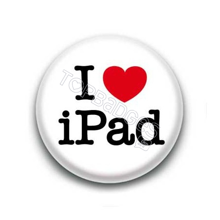 Badge I love ipad