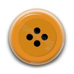 Badge Bouton Orange