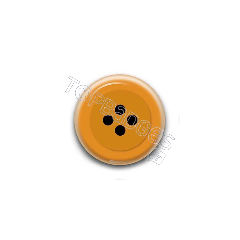 Badge Bouton Orange