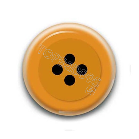 Badge Bouton Orange