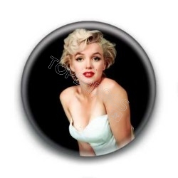 Badge : Robe Blanche, actrice Marilyn Monroe